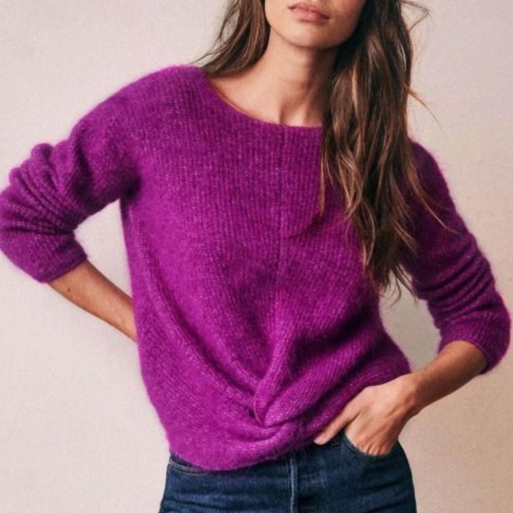 Sézane Zebulon sold out purple sweater - Size S